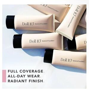 NIB New Sealed Doll 10 HydraGel Foundation Deep 1oz/30ml Skincare Makeup Face